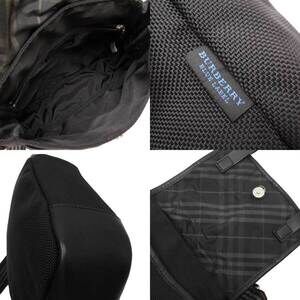Burberry shoulder classic Blue Label crossbody black favorite leather bag